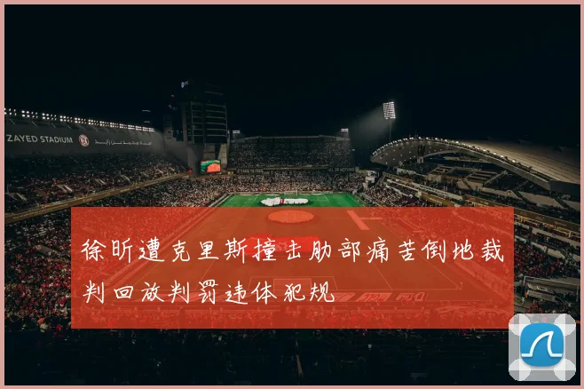 徐昕遭克里斯撞击肋部痛苦倒地裁判回放判罚违体犯规
